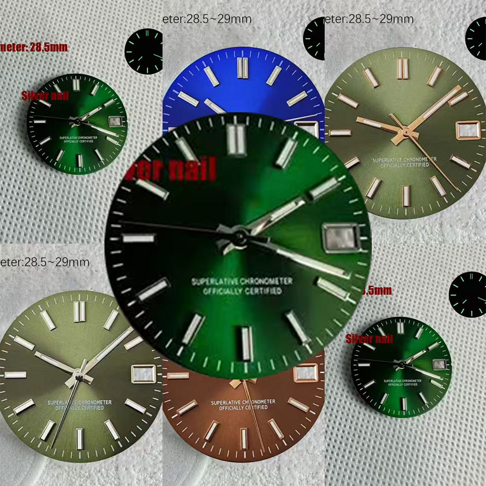 NH35 S Logo Date Green 28.5mm  - Reel Case ulasan dan harga