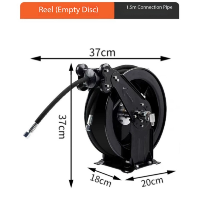 Empty Hose Reel with 1.5m High - Reel Oil ulasan dan harga